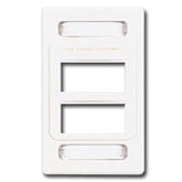 Siemon MX-FP-S-06-02 Single Gang Faceplate for 6 MAX Modules